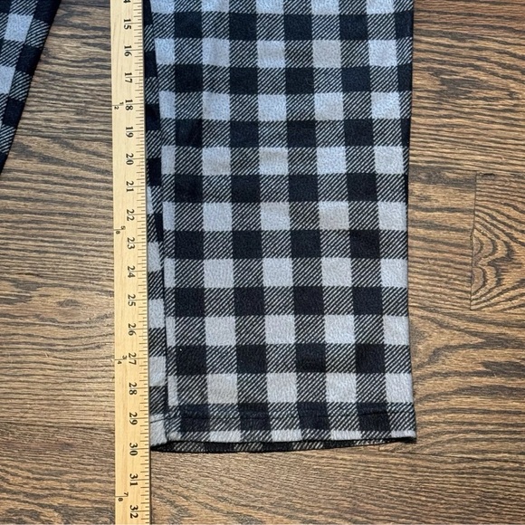 Batman Mens Pajama Pants Black Plaid, Pockets, Patches, Size Medium - Picture 5 of 7